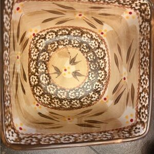 Temp-Tations Old World Pattern - Brown 1.5qt bowl